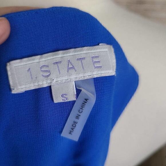 1.State Blue‎ Racerback Asymmetrical Hem Tank - Picture 4 of 5